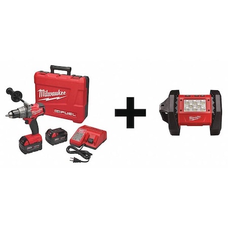 Cordless Combo Kit 18.0 V 2 Tools 2 Batt Type 2703 22 2361 20 by USA Milwaukee Cordless Power Tool Combination Kits