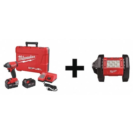 Cordless Combo Kit 18.0 V 2 Tools 2 Batt Type 2753 22 2361 20 by USA Milwaukee Cordless Power Tool Combination Kits