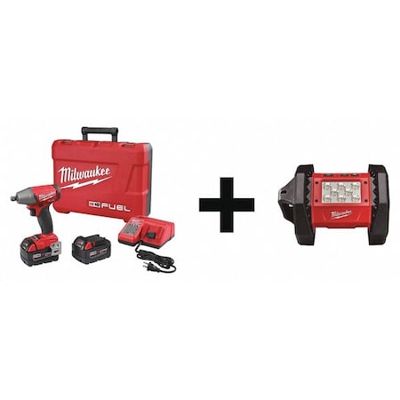 Cordless Combo Kit 18.0 V 2 Tools 2 Bat by USA Milwaukee Cordless Power Tool Combination Kits