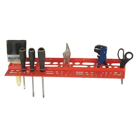 Tool Rack 6x24.13x2.75in 96 Items Capcty Min. Qty 12 by USA Quantum Storage Tool Holders & Replacement Cases