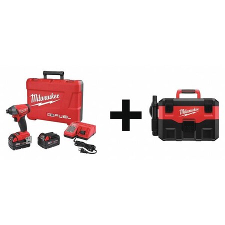 Cordless Combo Kit 18.0 V 2 Tools 2 Bat Type 2753 22 0880 20 by USA Milwaukee Cordless Power Tool Combination Kits