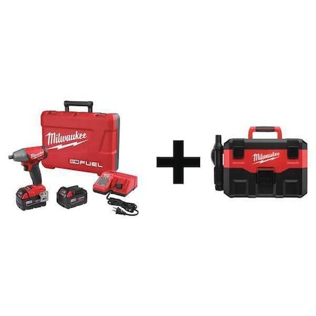 Cordless Combo Kit 18.0 V 2 Tools 2 Bat Type 2755 22 0880 20 by USA Milwaukee Cordless Power Tool Combination Kits