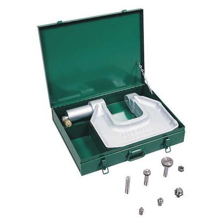 Portable C Frame Punch Driver Set by USA Greenlee Knockout & Hole Punches