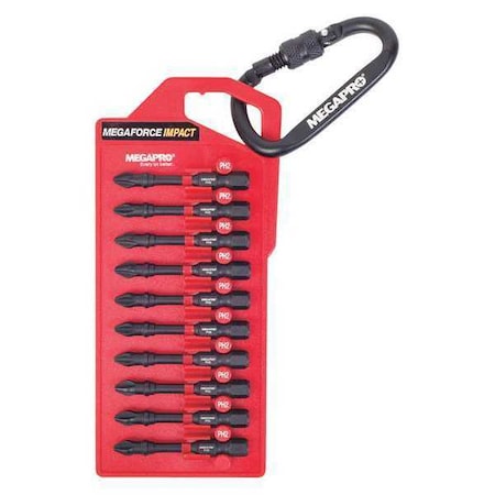 Impact Bit Metric 2 in. Type 9BP I P210 by USA Megapro Screwdriver Impact Bits