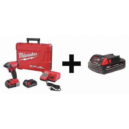 Cordless Impact Driver Kit 18.0V 2.0Ah by USA Milwaukee Cordless Power Impact Tools