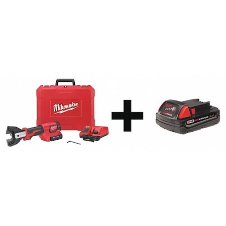 Cordless Cable Cutter Kit 18.0V 2.0Ah by USA Milwaukee Cable & Wire Cutters