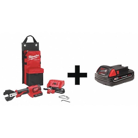 Cordless Cable Cutter Kit 14 in. L 2.0Ah by USA Milwaukee Cable & Wire Cutters
