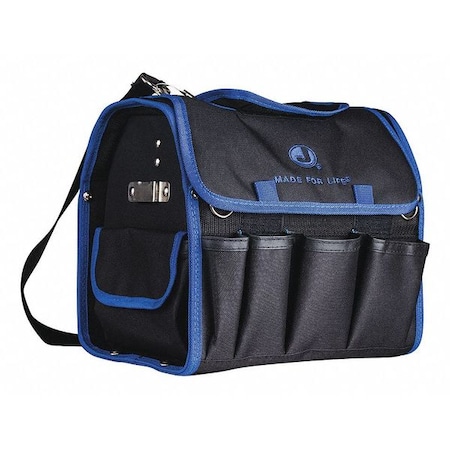 Tool Bag Nylon 21 Pockets 10inHx11inW by USA Jonard Soft Sided Tool Storage Products