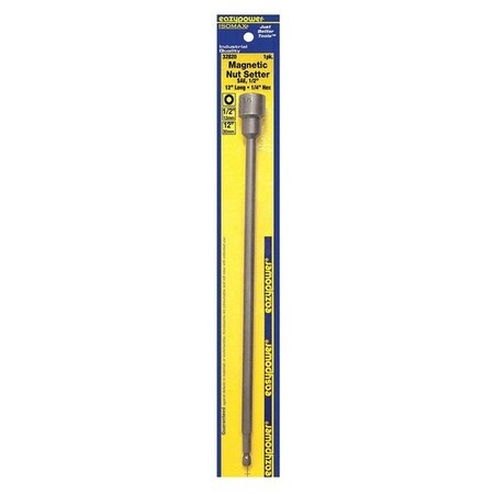 Nutsetter 1/2" Hex 12" L Steel Type 32820 by USA Eazypower Nut Setters & Bit Holders