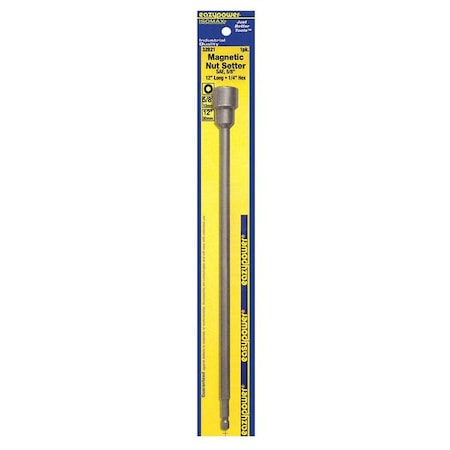 Nutsetter 5/8" Hex 12" L Steel by USA Eazypower Nut Setters & Bit Holders