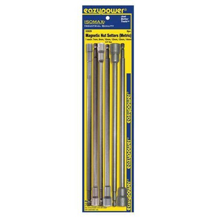 Nutsetter 5.5mm Hex 12" L Steel PK7 by USA Eazypower Nut Setters & Bit Holders