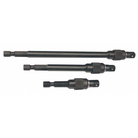 SK Socket Adapter Set 1/4" Male Hex 1/4" Sq Technical Info