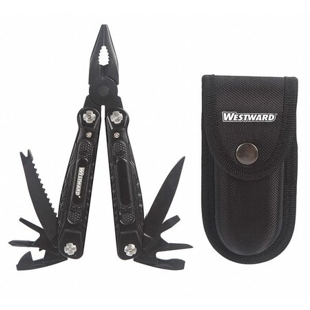 Multi Tool 14 Functions 4 in Black by USA Westward Multi tool Pliers