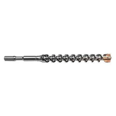 Spline Drill Bit 1x11x16 in. 4 Cutter by USA Century Drill & Tool Masonry Drill Bits