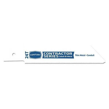 Contractor Bi Metal Recip Blade 24Tx4 in by USA Century Drill & Tool Reciprocating Power Saw Blades