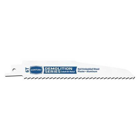 Demolition Bi Metal Recip Blade 6Tx6 in. by USA Century Drill & Tool Reciprocating Power Saw Blades