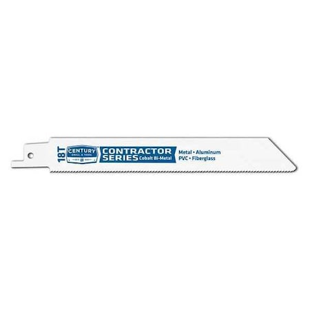 Contractor Bi Metal Recip Blade 18Tx6 in by USA Century Drill & Tool Reciprocating Power Saw Blades