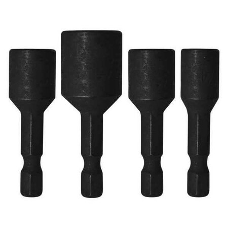 Impact Pro Magetic Nutsetter 4 Pc Set by USA Century Drill & Tool Nut Setters & Bit Holders