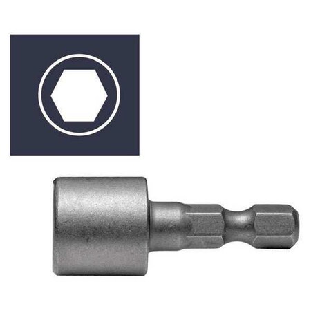 Nutsetter 5/16 in. Hex 1 1/2 in. by USA Century Drill & Tool Nut Setters & Bit Holders