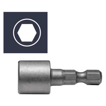 Nutsetter 3/8 in. Hex 1 1/2 in. by USA Century Drill & Tool Nut Setters & Bit Holders