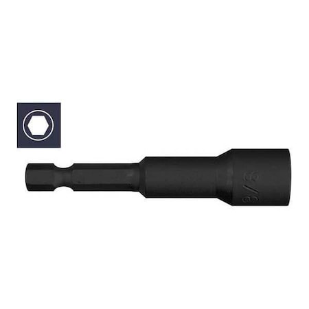 High Impact Mag Nutsetter 3/8x2 9/16 in. by USA Century Drill & Tool Nut Setters & Bit Holders