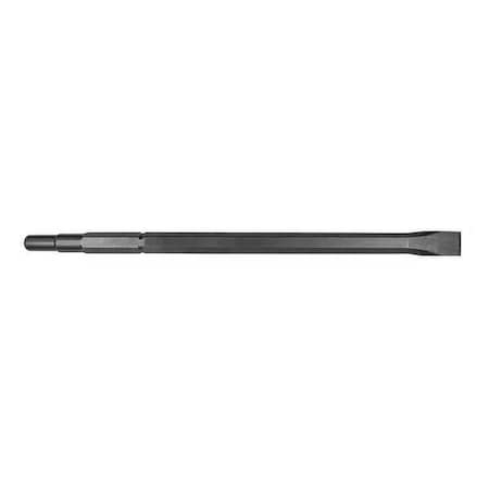 Spline Flat Chisel 1x18 in. by USA Century Drill & Tool Power Demolition Rotary Hammer Accessories