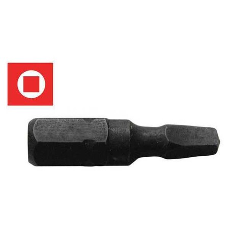 Impact Screwdriver Bit Sqr 3 1 in. 2 Pk by USA Century Drill & Tool Screwdriver Bits
