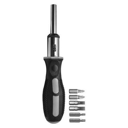 Screwdriver and Bits 7 Pc Set by USA Century Drill & Tool Screwdriver Bit Sets