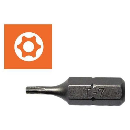 Star Insert Screwdriver Bit T7 1 in. by USA Century Drill & Tool Screwdriver Bits