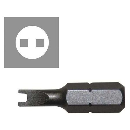 Spanner Insert Screwdriving Bit 6 1 in. by USA Century Drill & Tool Screwdriver Bits