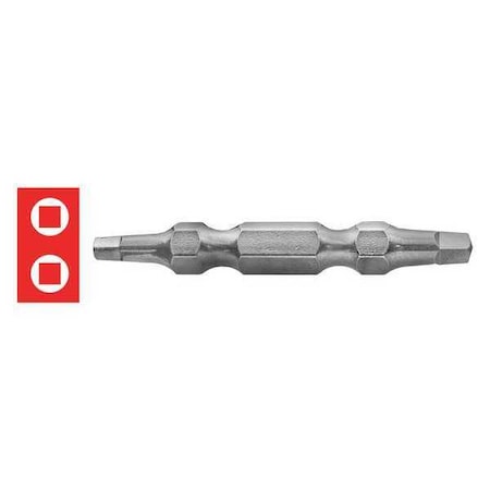 DoubleEnd Bit Square 1 and Square 2 2in. by USA Century Drill & Tool Screwdriver Bits