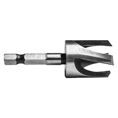 Plug Cutter 1/2 in. 1/4 in. Hex by USA Century Drill & Tool Wood Drilling Bits