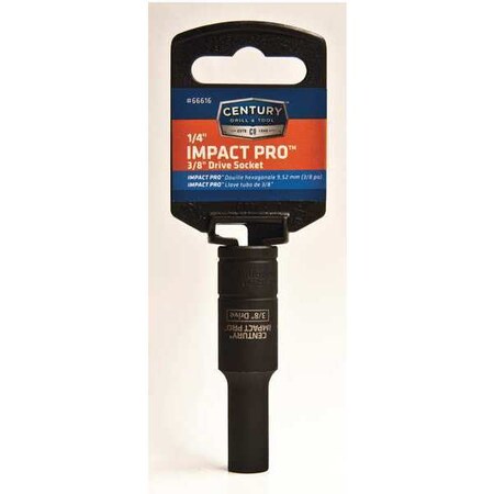 Drive Socket 3/8 in. Impact 1/4 in. by USA Century Drill & Tool Sockets