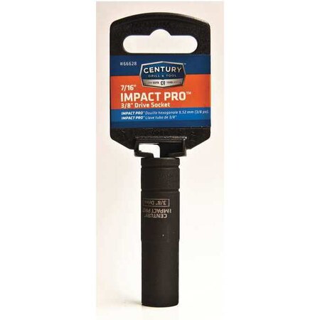 Drive Socket 3/8 in. Impact 7/16 in. by USA Century Drill & Tool Sockets