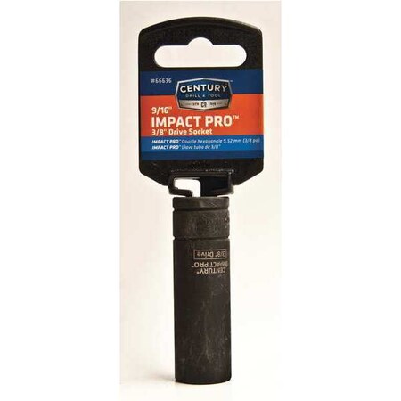Drive Socket 3/8 in. Impact 9/16 in. by USA Century Drill & Tool Sockets