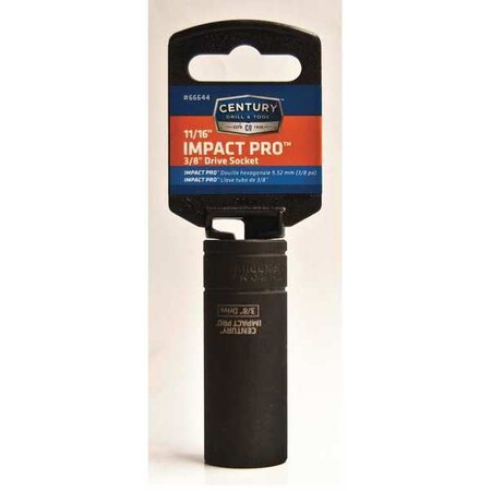 Drive Socket 3/8 in. Impact 11/16 in. by USA Century Drill & Tool Sockets