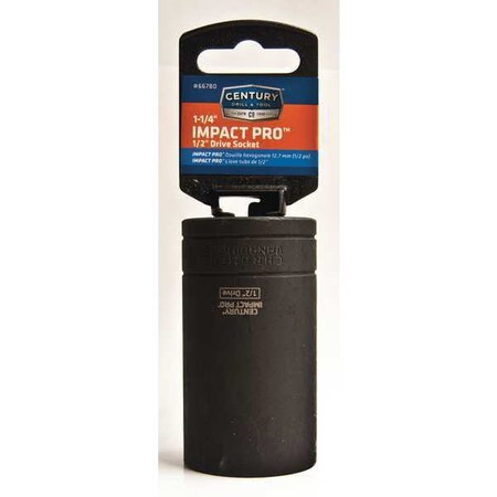 High Impact Socket 1/2 Drive 1 1/4 in. by USA Century Drill & Tool Sockets