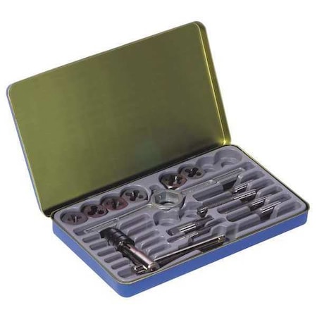 Fractional Tap and Die Nc 14 PcSet by USA Century Drill & Tool Tap & Die Sets