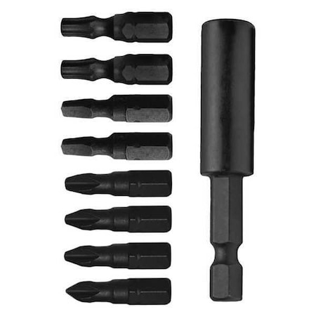 Impact Screwdriving 9 Pc Set by USA Century Drill & Tool Screwdriver Bits