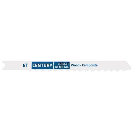 Bi Metal Jigsaw Blade 6T by USA Century Drill & Tool Power Jig Saw Blades