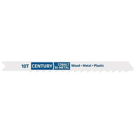Bi Metal Jigsaw Blade 10T Type 6210 by USA Century Drill & Tool Power Jig Saw Blades