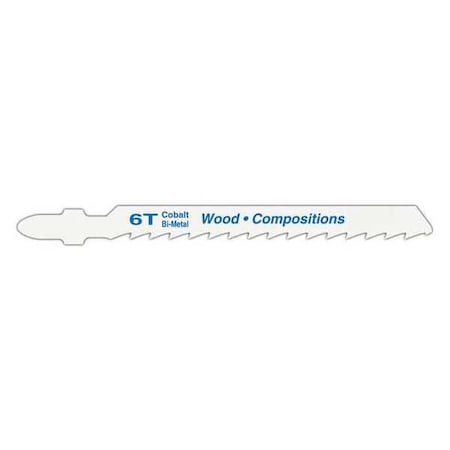Bi Metal Jigsaw Blade 6T T Shank by USA Century Drill & Tool Power Jig Saw Blades