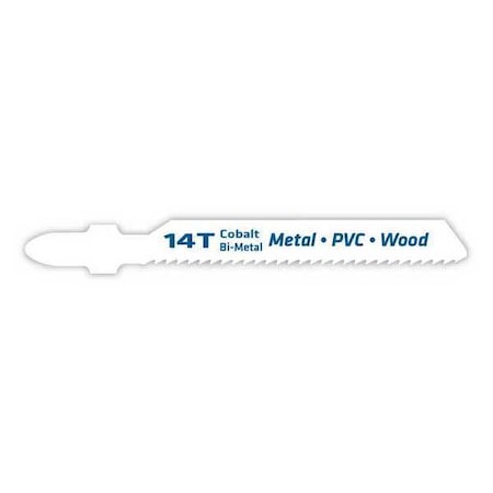 Bi Metal Jigsaw Blade 14T T Shank by USA Century Drill & Tool Power Jig Saw Blades