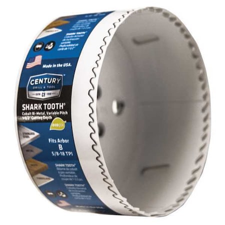 3 1/2" Bi Metal Hole Saw Shark Tooth by USA Century Drill & Tool Hole Saws & Cutters