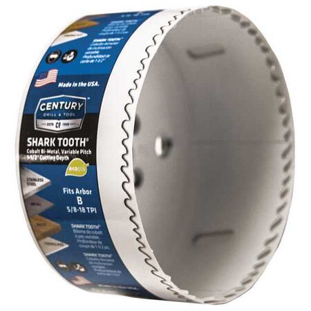 3 5/8" Bi Metal Hole Saw Shark Tooth by USA Century Drill & Tool Hole Saws & Cutters