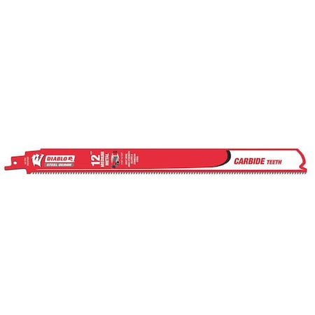 Reciprocating Saw Blade 12" L PK3 Type DS1210CF3 by USA Diablo Reciprocating Power Saw Blades