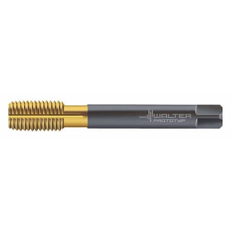 Tap M10 1.00 Thread Size HSS TiN Plug by USA Walter Taps Punches & Dies