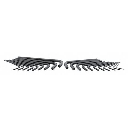 Short Arm Metric Hex Key Set 11Pcs by USA Craftsman Hex Key Sets