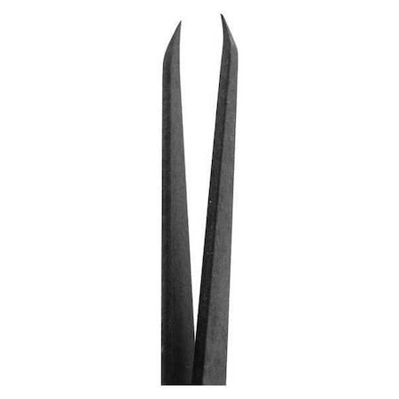 Botron B09904 Black Tweezer 4.7in Min. Qty 10 by USA Botron Inspection & Retrieving Tweezers