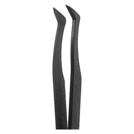 Botron B09906 Black Tweezer 4.7in Min. Qty 10 by USA Botron Inspection & Retrieving Tweezers